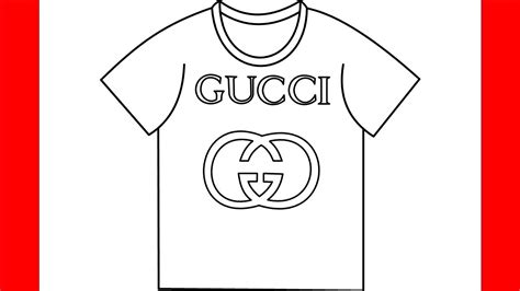 how to draw a girl wearing gucci|Drawing Gucci DIY .